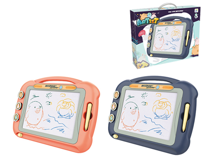 Outsize Multicolor Magnetism Stamper Drawing Board