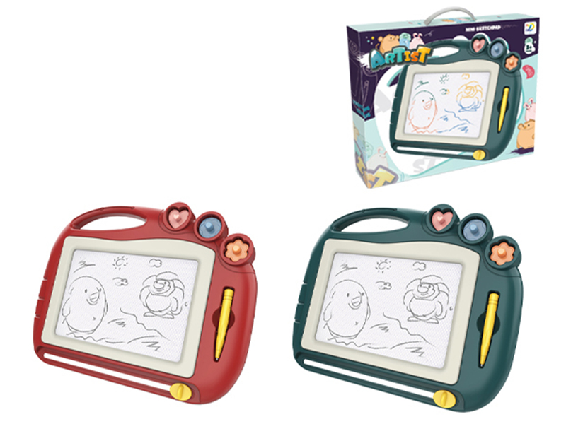 Middle Size Black And White Magnetism Stamper Drawing Board