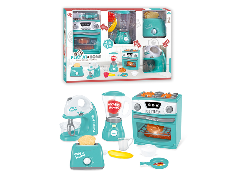 Light Green 4 In 1 Small Household Appliance Set