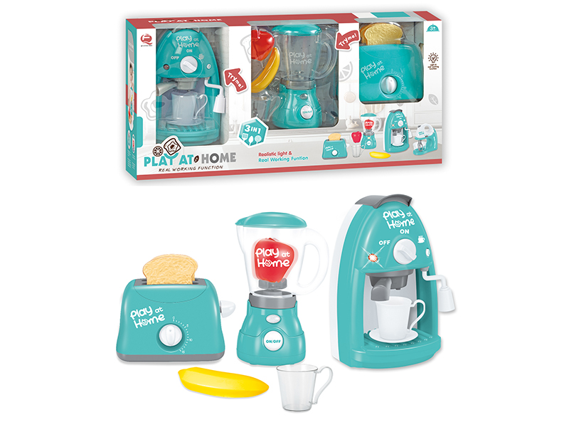 Light Green 3 In 1 Small Household Appliance Set