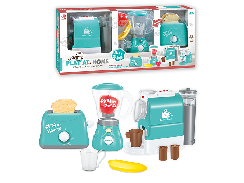 Light Green 3 In 1 Small Household Appliance Set