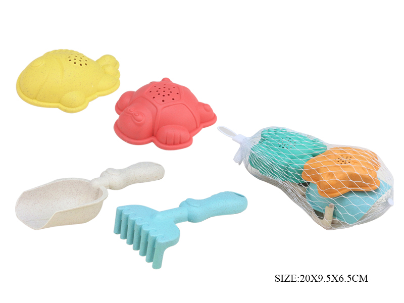 4pcs Shovel + Sand Mold Set