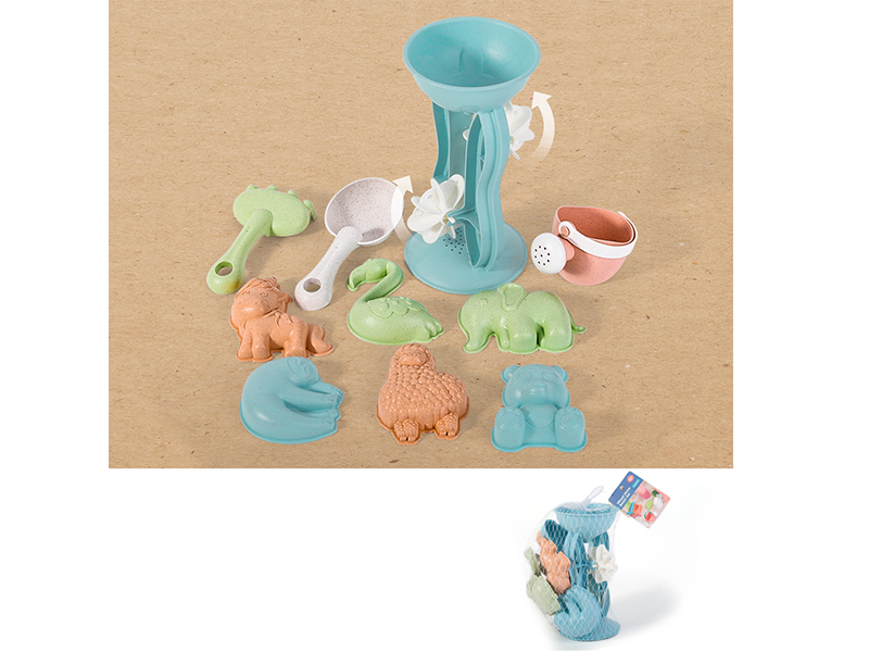 Wheat Straw  Beach Toys 10pcs