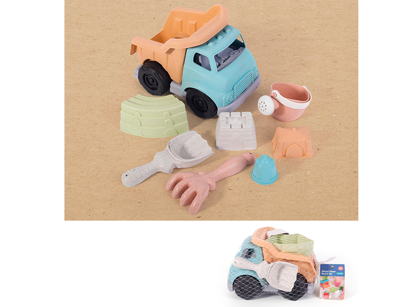 Wheat Straw Beach Car Set 8PCS
