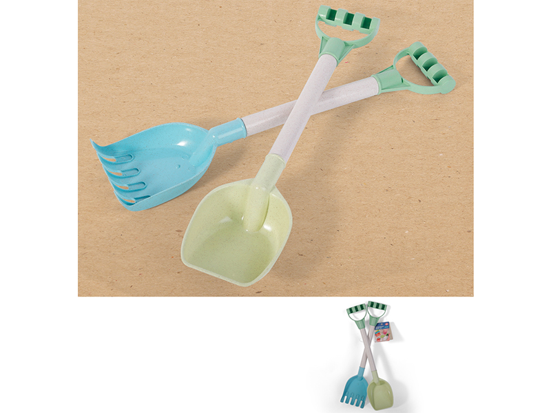 Wheat Straw Shovel Rake 2pcs