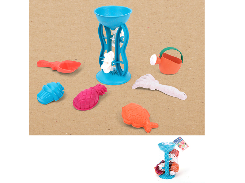 Wheat Straw  Beach Toys 7pcs