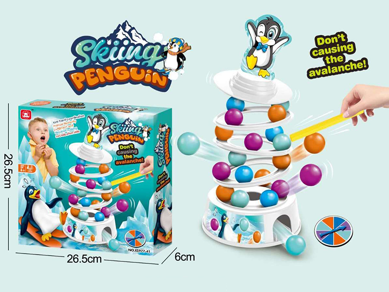 Skiing Penguin Game