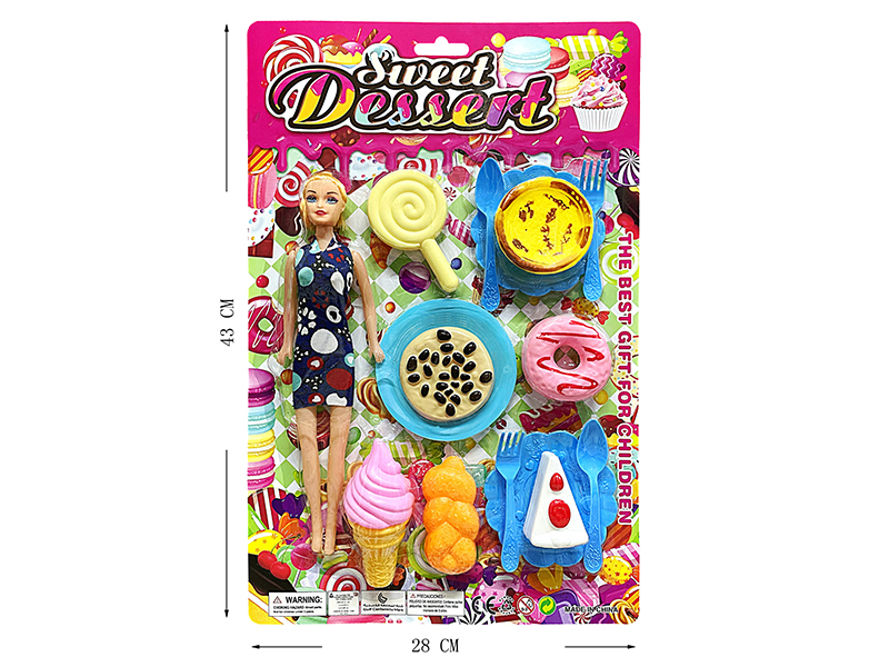 Barbie + Dessert Set