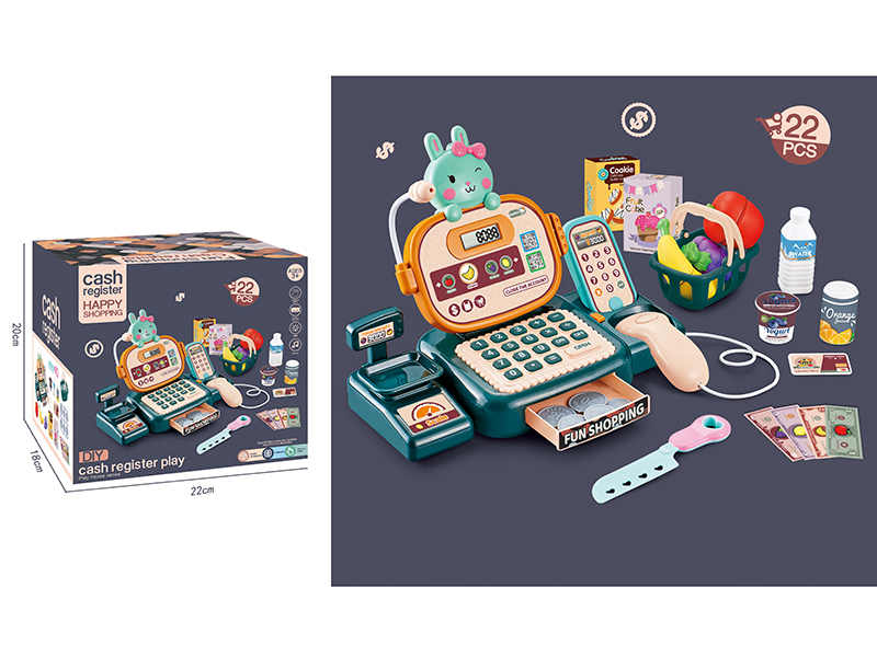 Cute Rabbit Intelligent Cash Register 22pcs