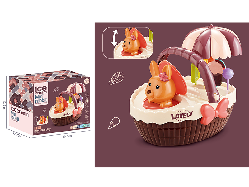 Ice Cream Mini Rabbit Basket