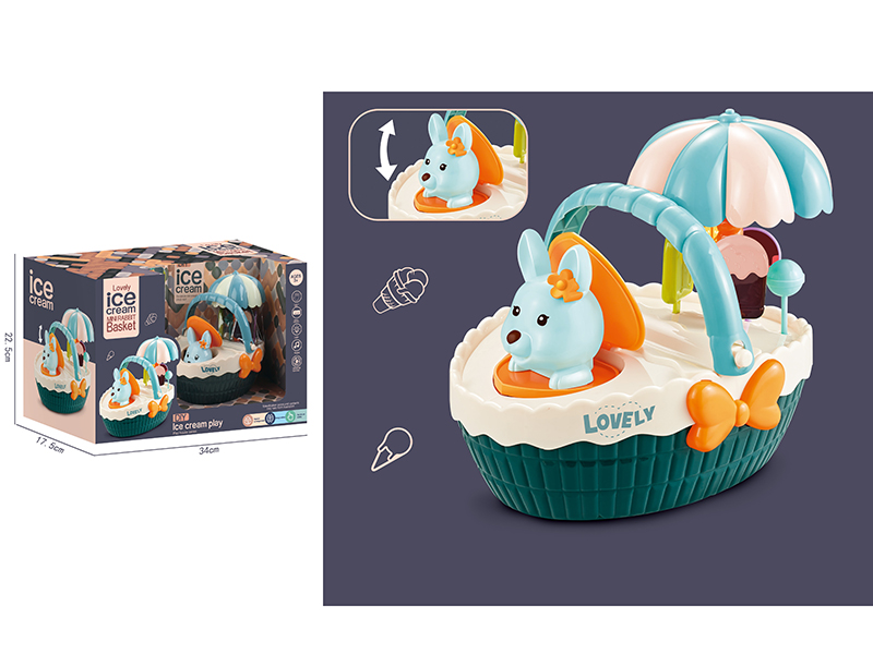 Ice Cream Mini Rabbit Basket