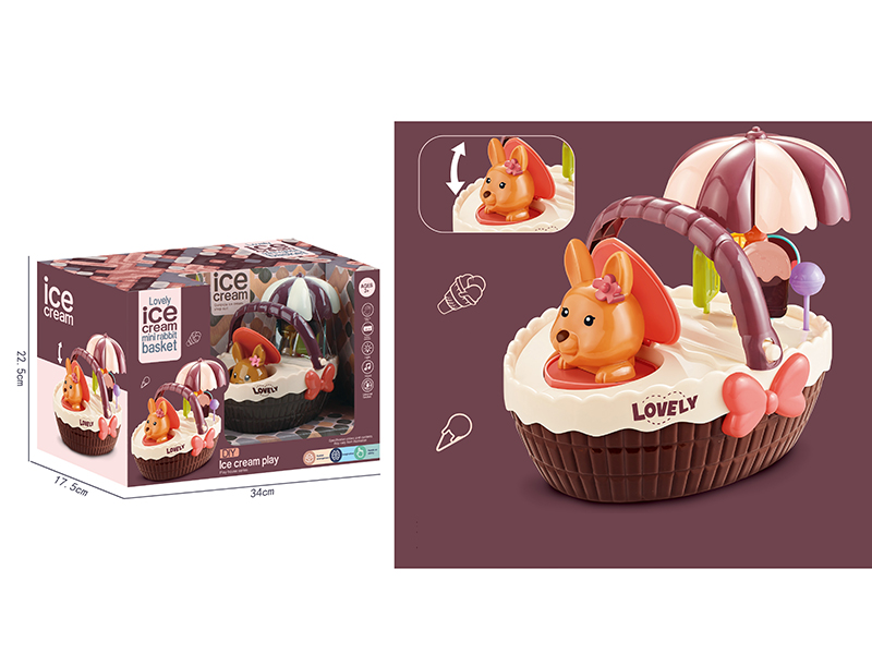 Ice Cream Mini Rabbit Basket