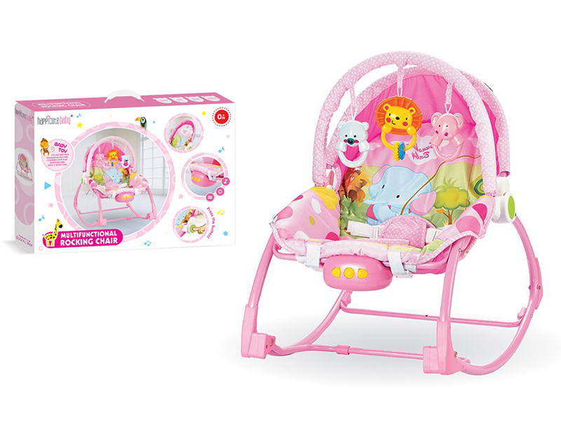 Baby Bouncer With Music(Pink)
