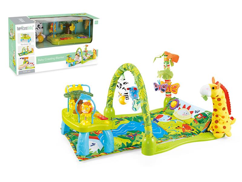 Baby Crawling Blanket (Green) + Piano Game Table