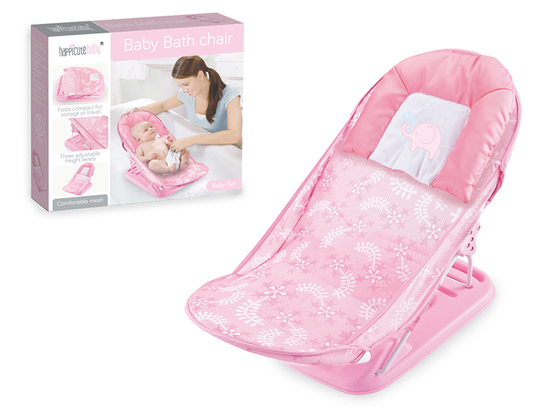 Baby Bath Chair+ Pillow(Pink)