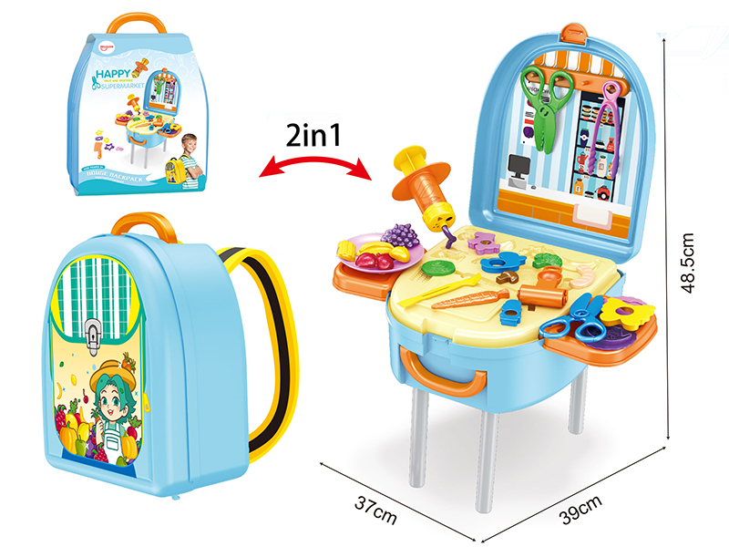 Happy Fruit And Vegetable Supermarket Backpack