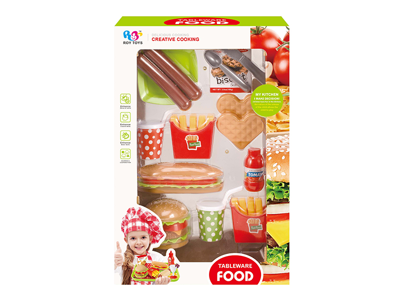 French Fries Hot Dog Set