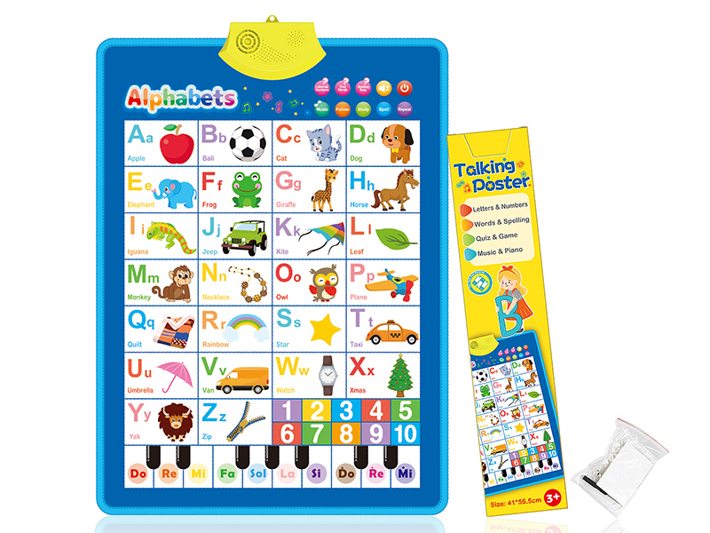 Letter, Piano Learning Wall Chart