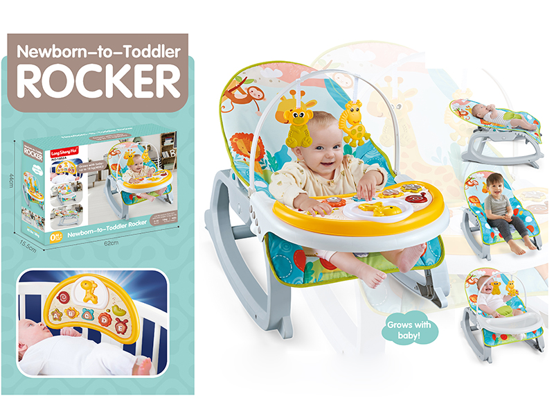 3 In 1 Music Vibration Baby Bouncer