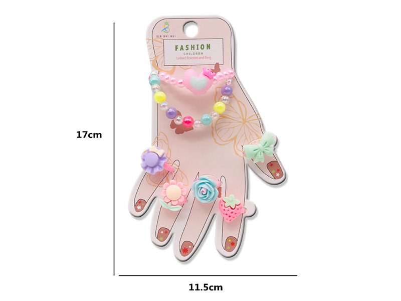 Adornment Toys- Bracelet Ring Set