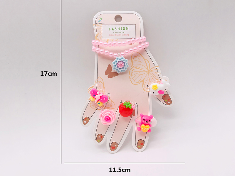 Adornment Toys- Bracelet Ring Set