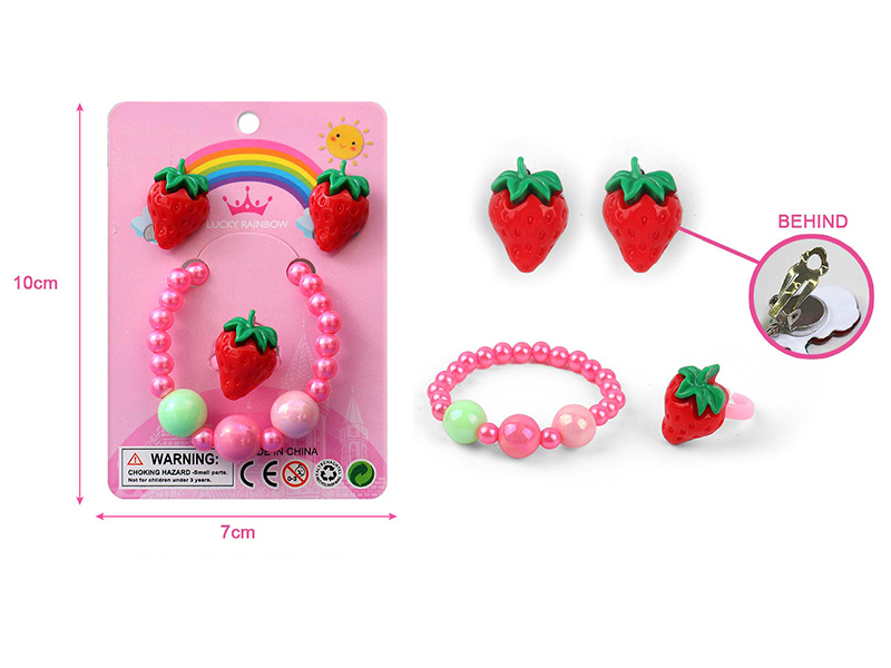 Adornment Toys-Earclip Bracelet Set