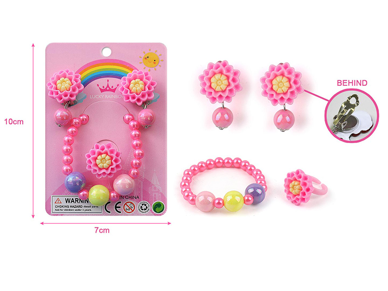 Adornment Toys-Earclip Bracelet Set