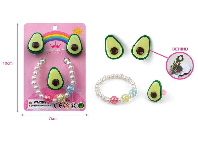 Adornment Toys-Earclip Bracelet Set