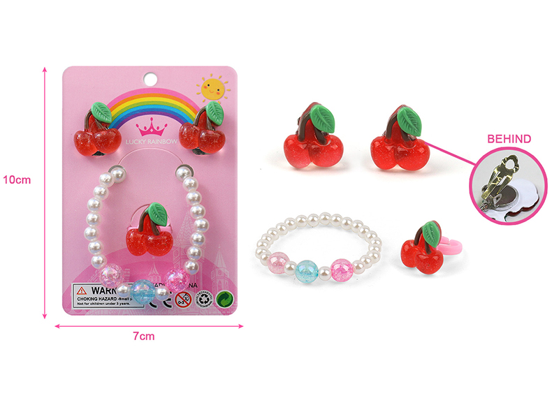 Adornment Toys-Earclip Bracelet Set