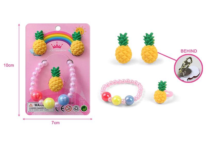 Adornment Toys-Earclip Bracelet Set