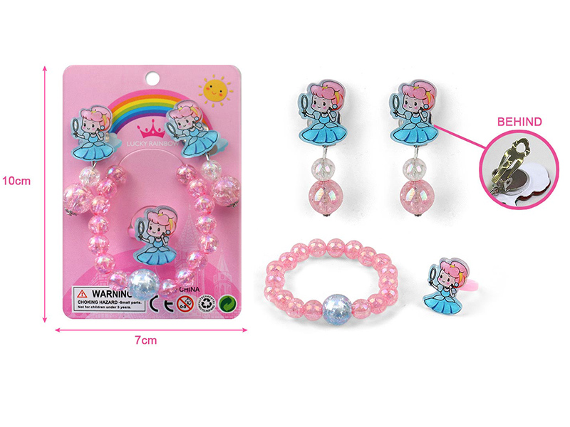 Adornment Toys-Earclip Bracelet Set