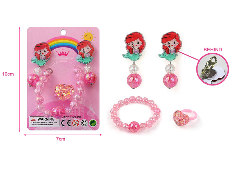 Adornment Toys-Earclip Bracelet Set