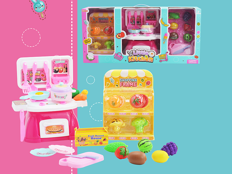 Kitchen Set With Shopping Rack,Cutting Set