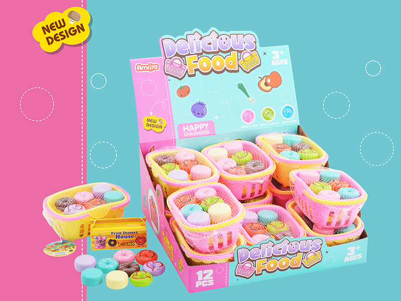 Doughnut Shopping Basket 12pcs