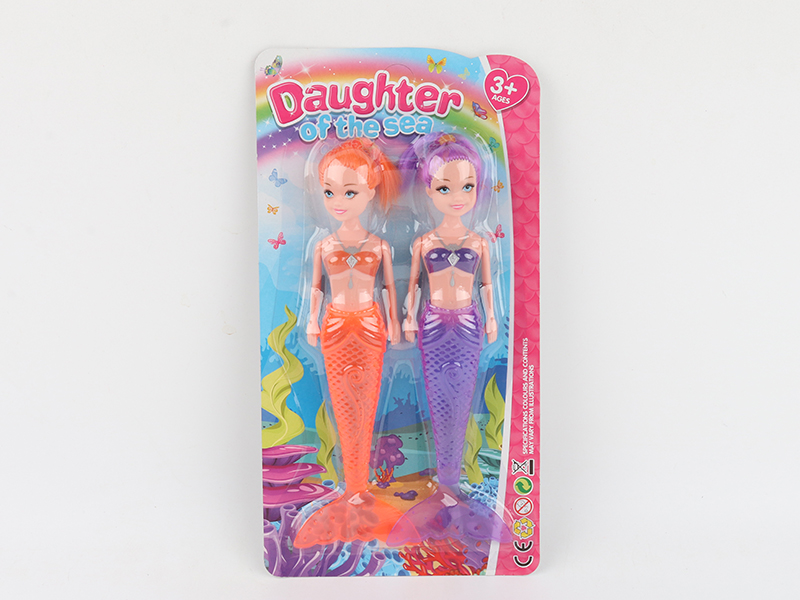 19.5cm Mermaid With Light 2pcs