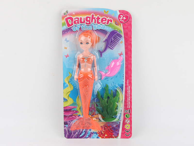 19.5cm Mermaid With Light + 3 Accessories