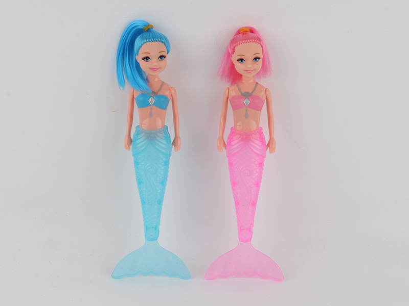 19.5cm Mermaid With Light 2pcs