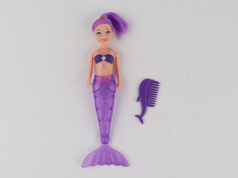 19.5cm Mermaid With Light + Comb