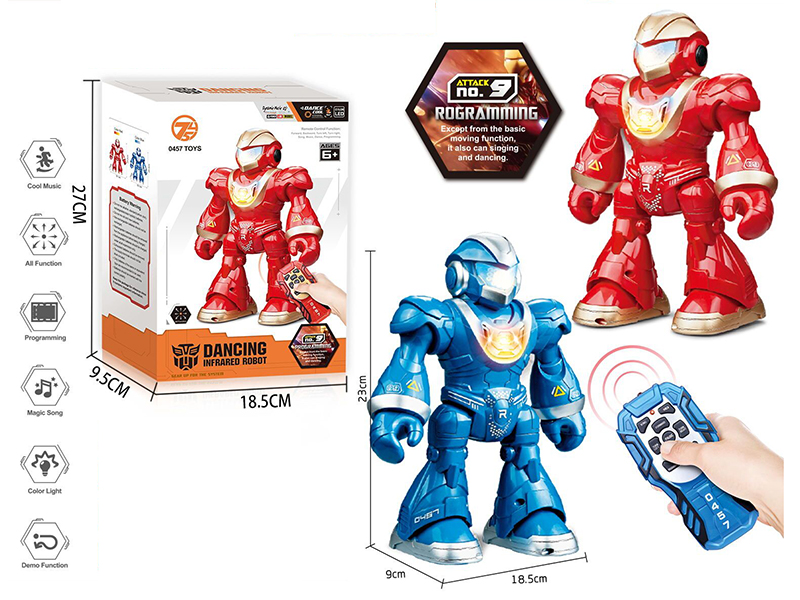 IR Radio Control Intelligent Programming Robot