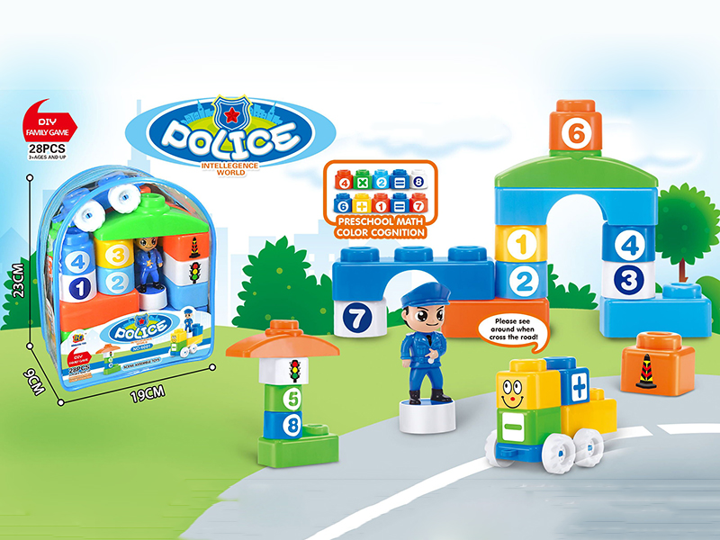 Police Building Blocks 28pcs