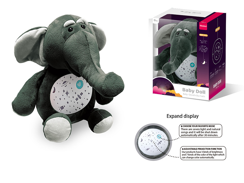 Plush Pacifying Doll (Elephant )
