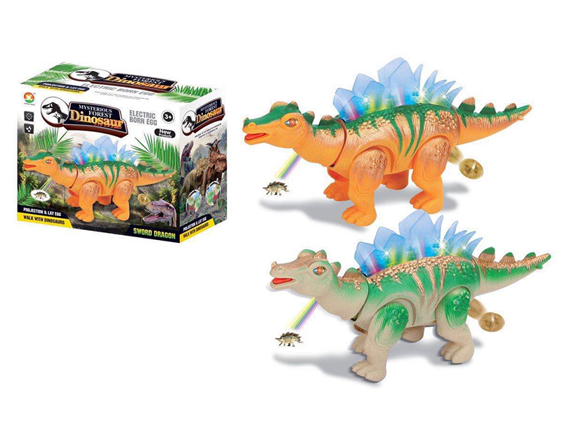 B/O Dinosaur(With Music,Colorful Light,Projection ,Lay Egg)