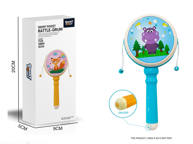 Rattle-Drum With Light And Music