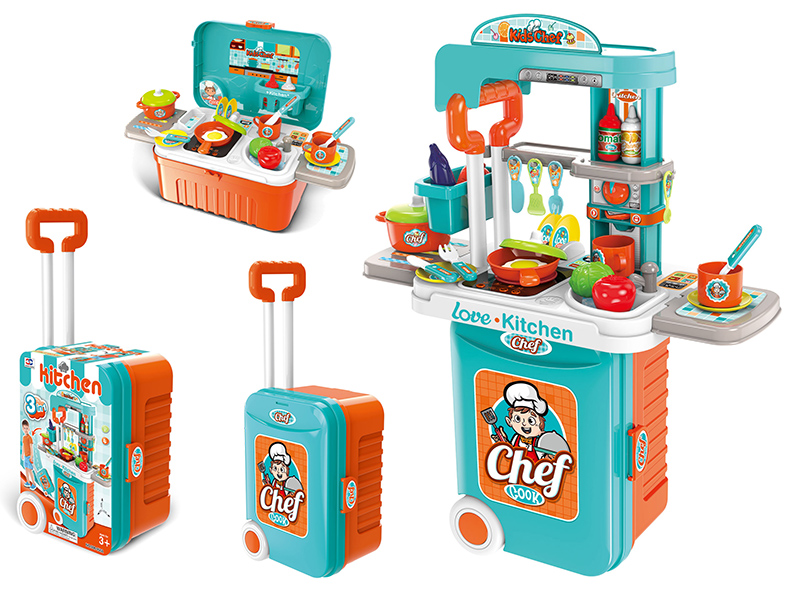 3 In 1 Kitchen Toy Luggage