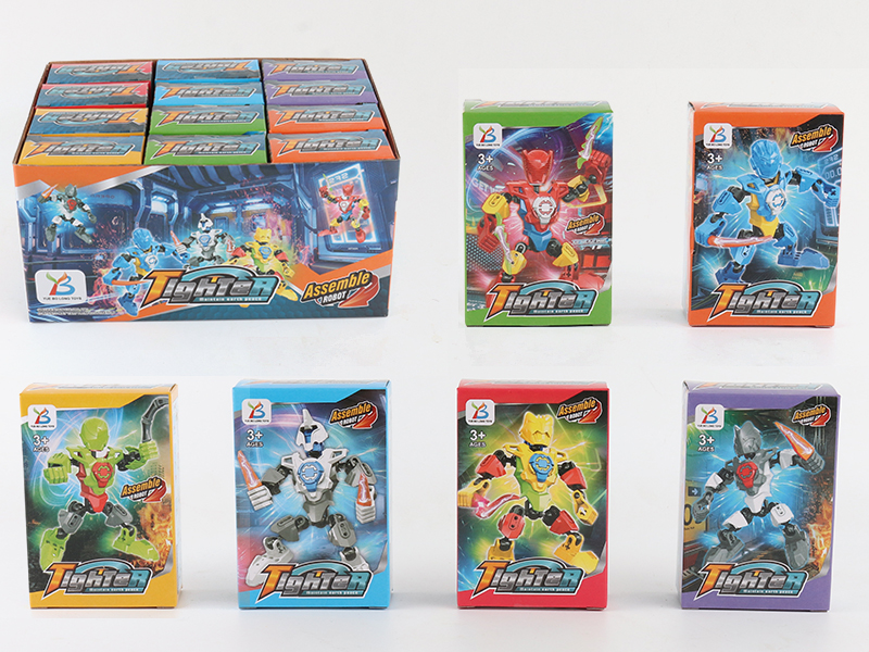 Tighter(Transfiguration Robot) Building Blocks 12 Small Color Box