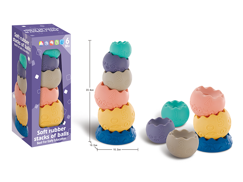Soft Plastic Stack Balls