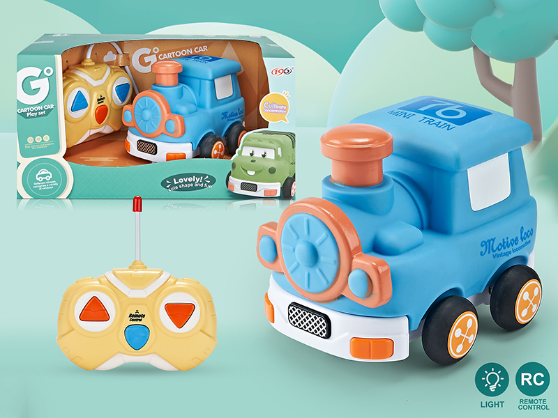 2CH Remote Control Vinyl Q Edition Train (With Light)