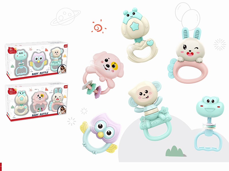 3PCS Baby Rattle