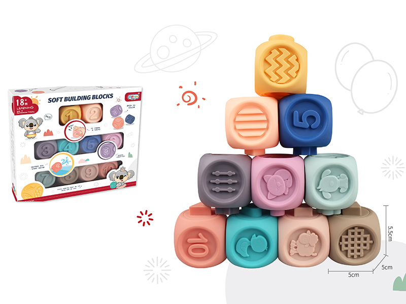 10pcs Number Vinyl Ball