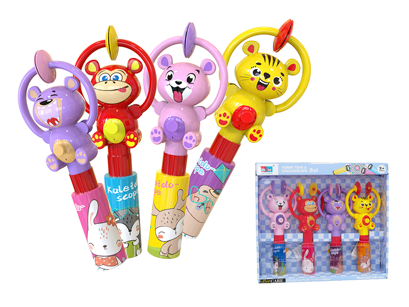 Playing Gongs Animal + Kaleidoscope(4PCS)